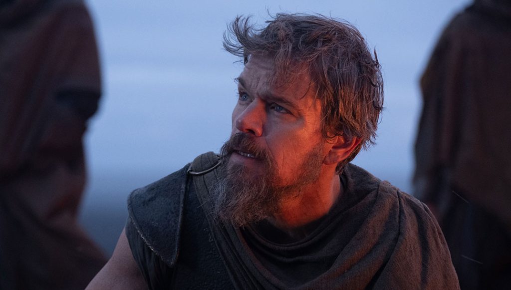 Matt Damon Ulisse Odissea Nolan