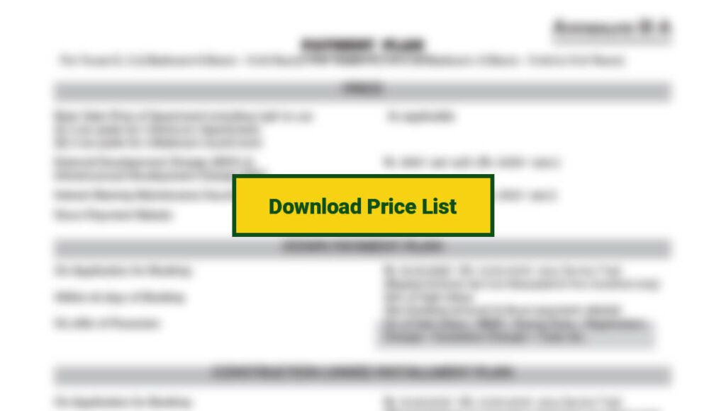 Godrej Woodside Estate Price List
