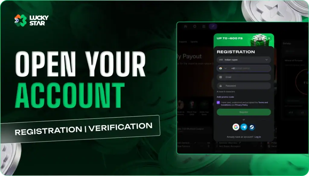 Register Lucky Star Account