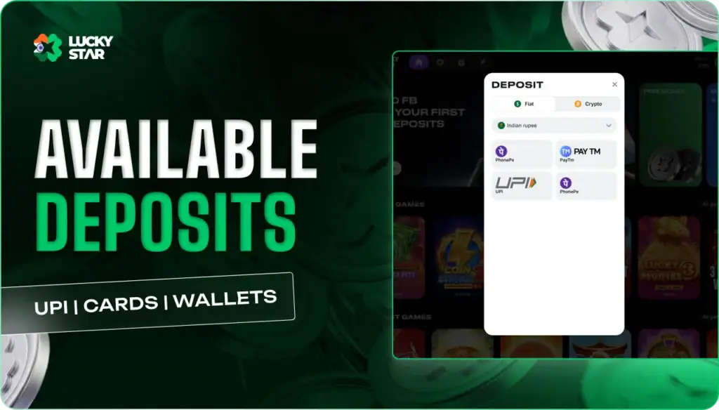 Lucky Star casino available deposits
