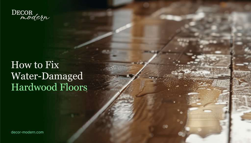 How to Fix Water-Damaged Hardwood Floors: Dry, Repair & Refinish