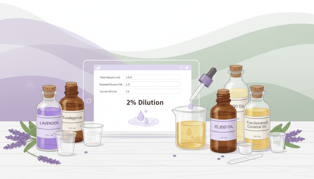 Essential Oil Dilution Calculator