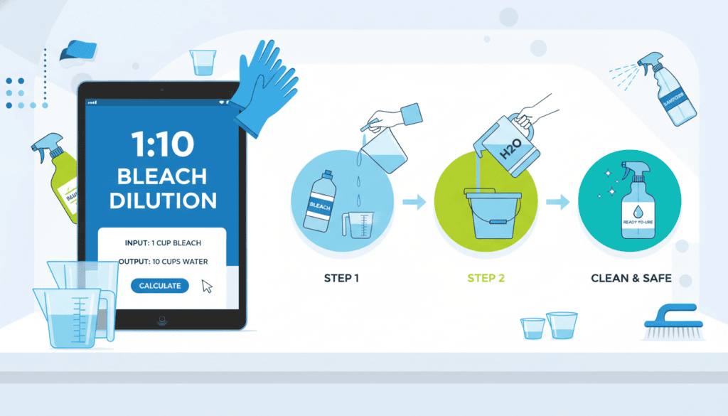 bleach dilution calculator