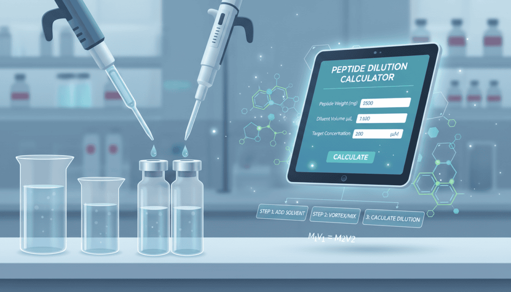 peptide dilution calculator