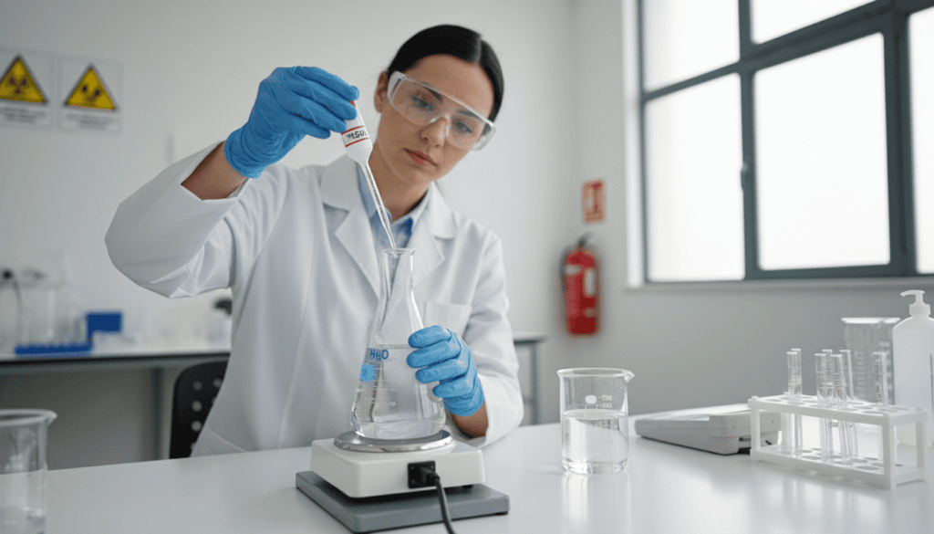 How to dilute acid safely