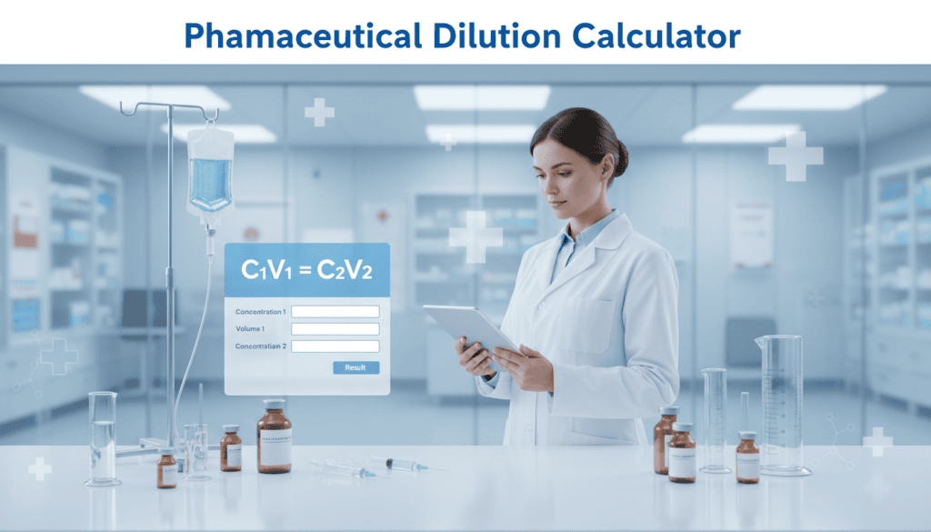 pharmaceutical dilution calculator