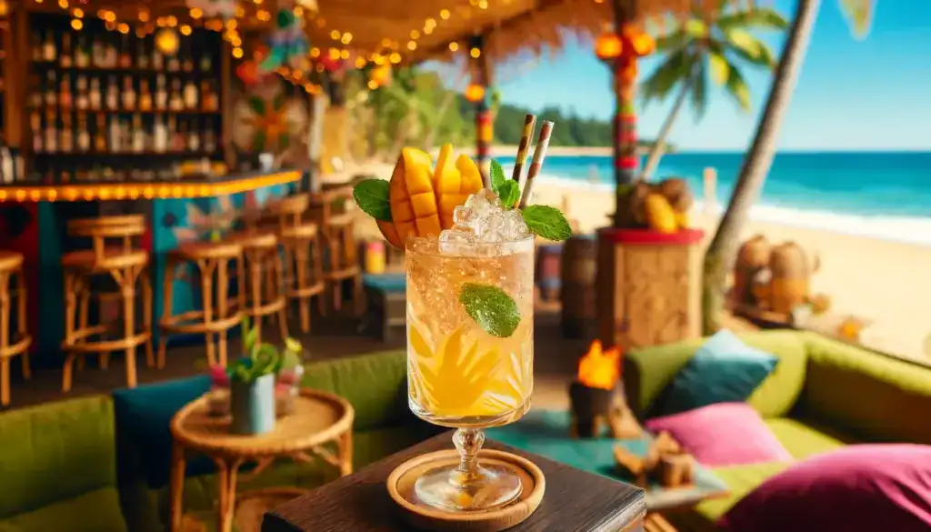 Tropical Coconut Cooler cocktail