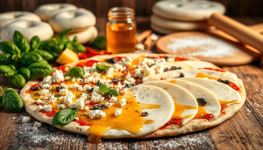 Gourmet hot honey pizza ingredients Gourmet hot honey pizza ingredients