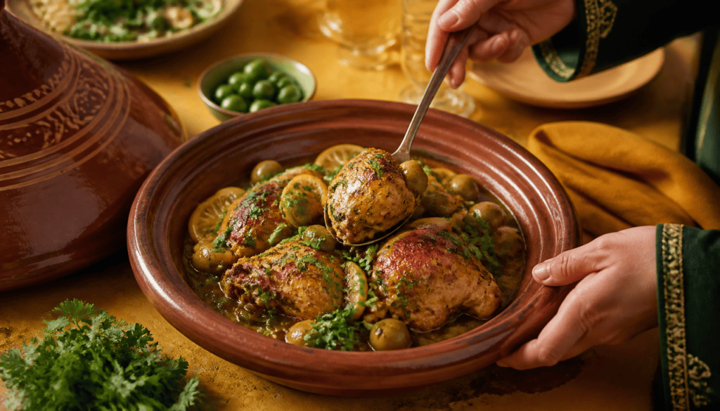recette poulet olive