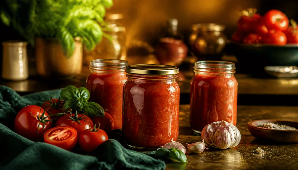 conserve sauce tomate sans stérilisation