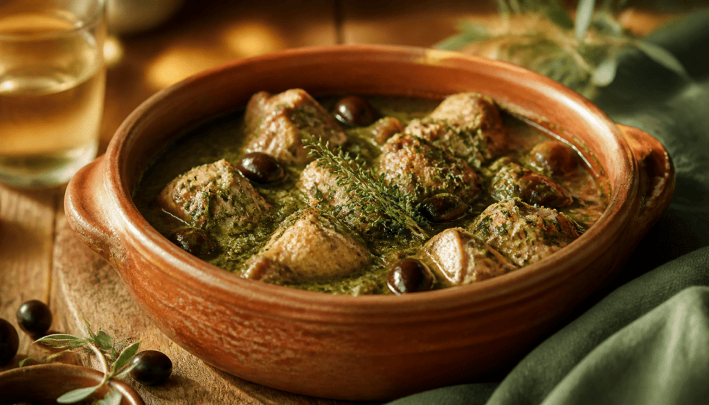 veau au olive corse
