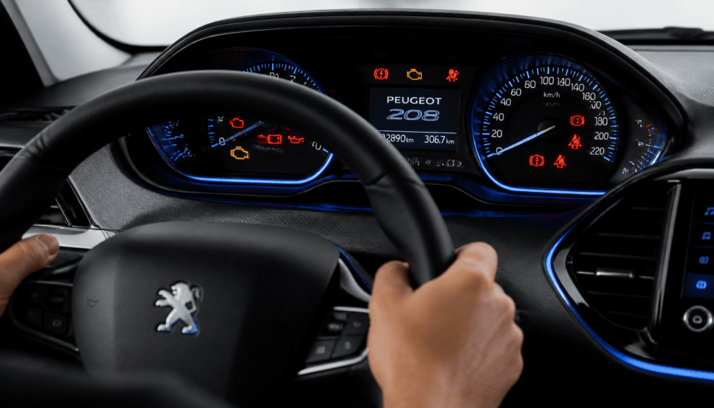 Voyants tableau de bord Peugeot 208 : signification, alertes et bons réflexes