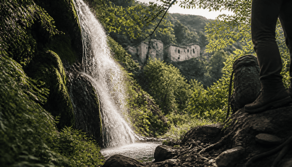 comment aller à la cascade de rochecolombe