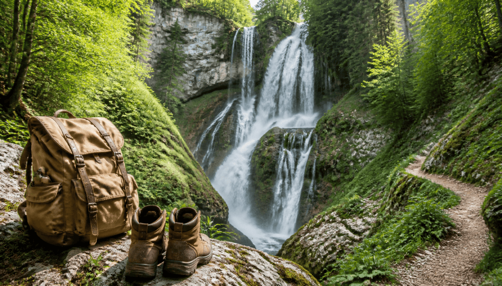 comment se rendre à la cascade de charabotte