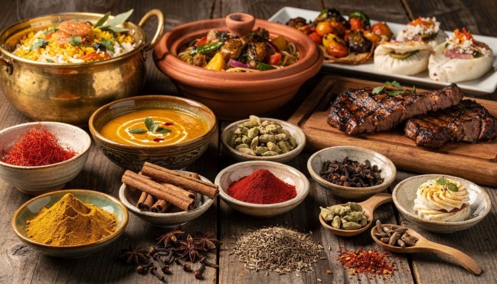 Les épices du monde et les plats à associer