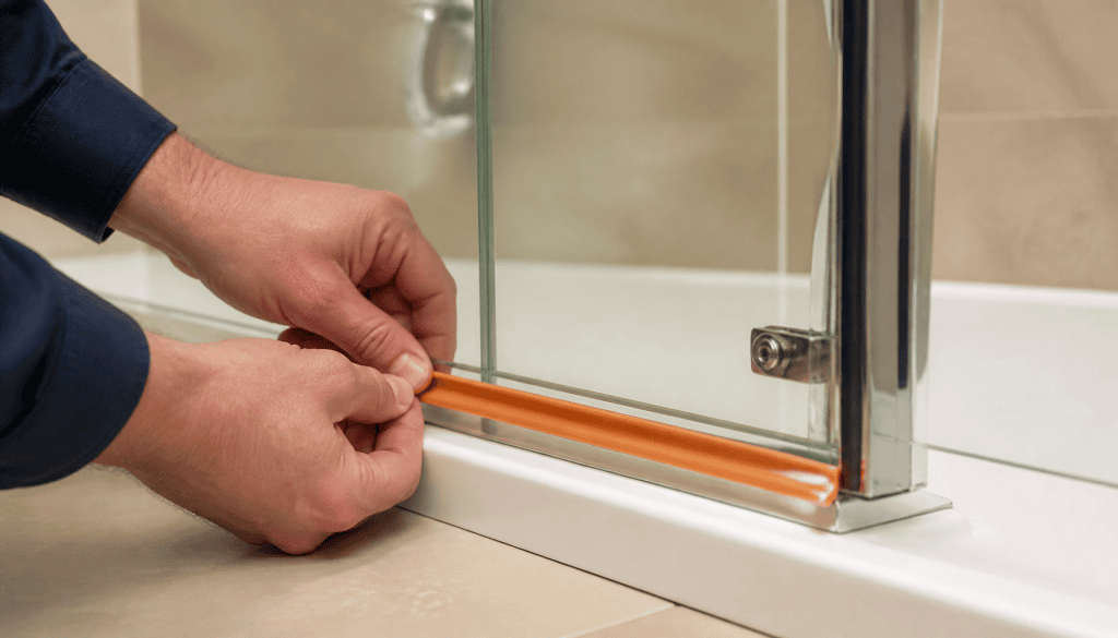 joint bas de porte de douche