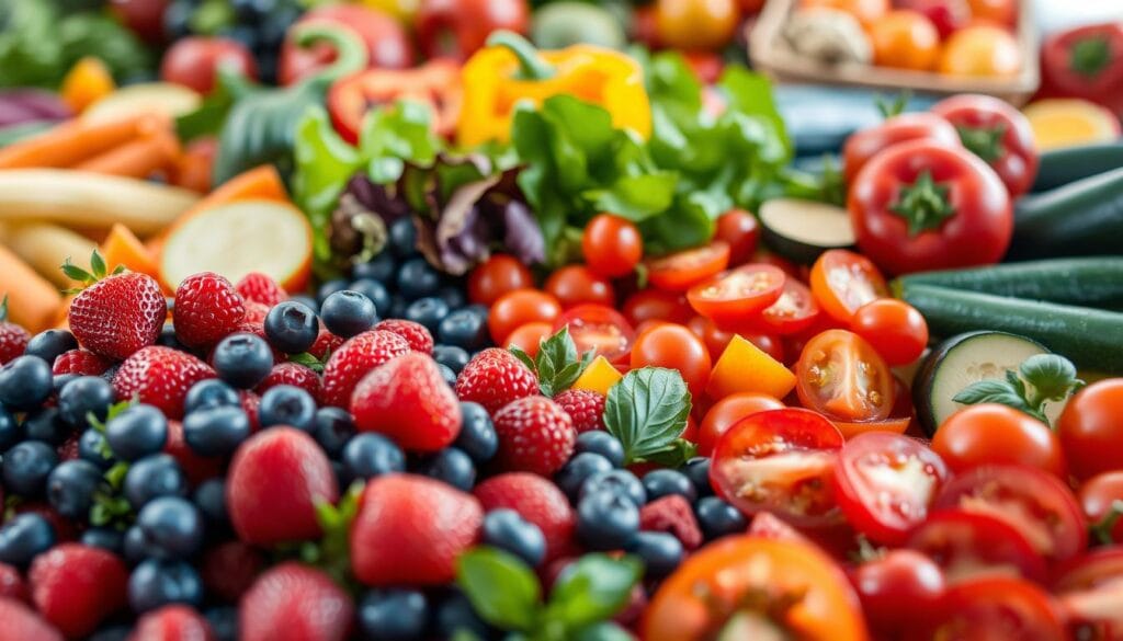 colorful fruits and veggies colorful fruits and veggies