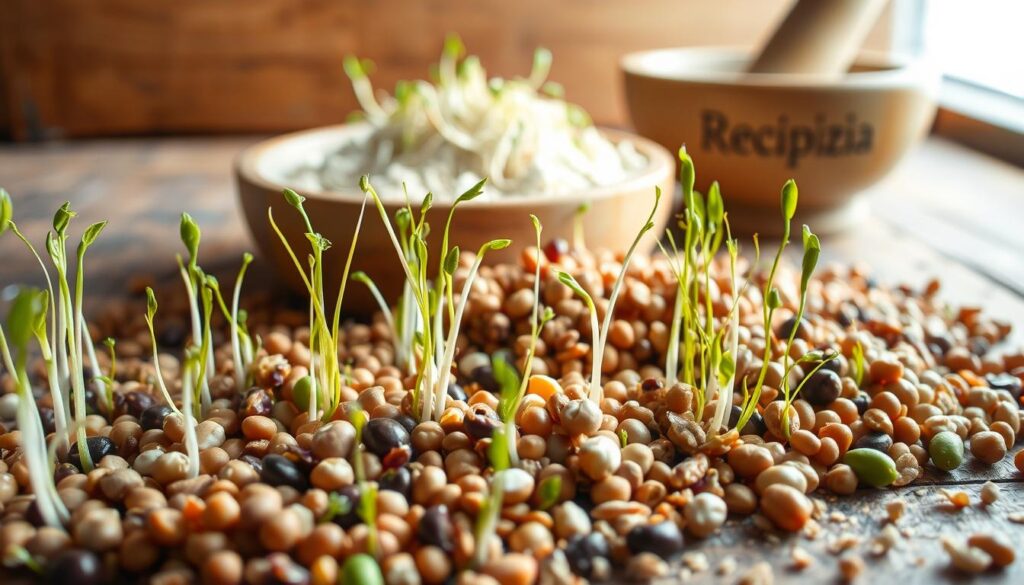 sprouting grains and beans sprouting grains and beans