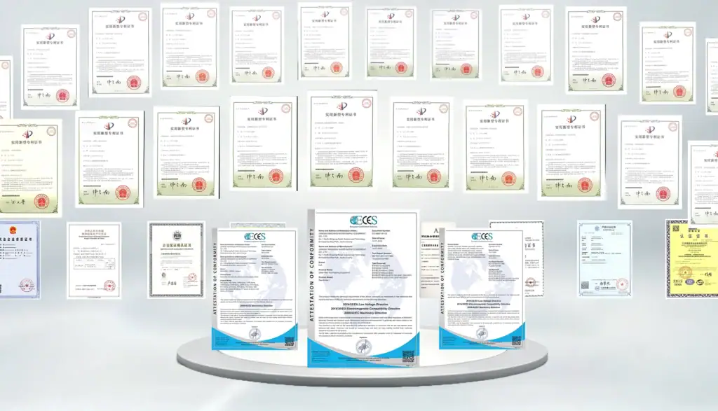 Leaqua qualifications,patents and Certificates 