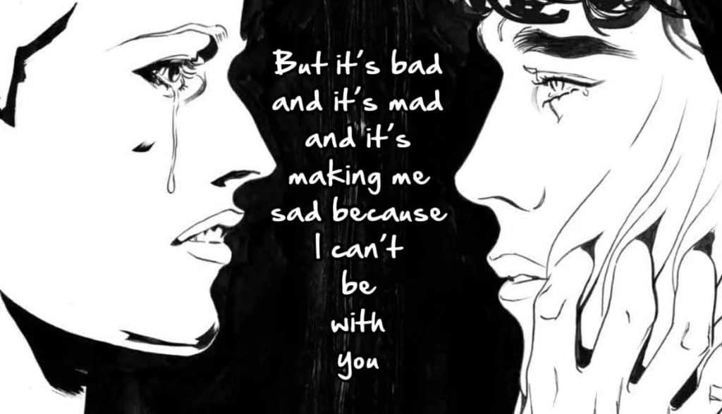 dolore fumetto canzone