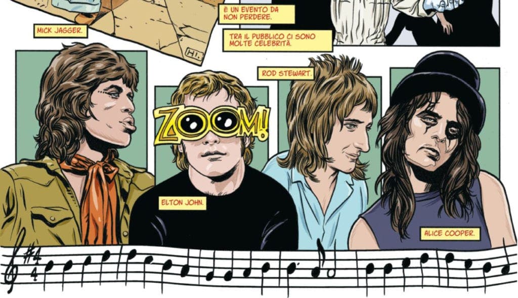 bowie fumetto star della musica