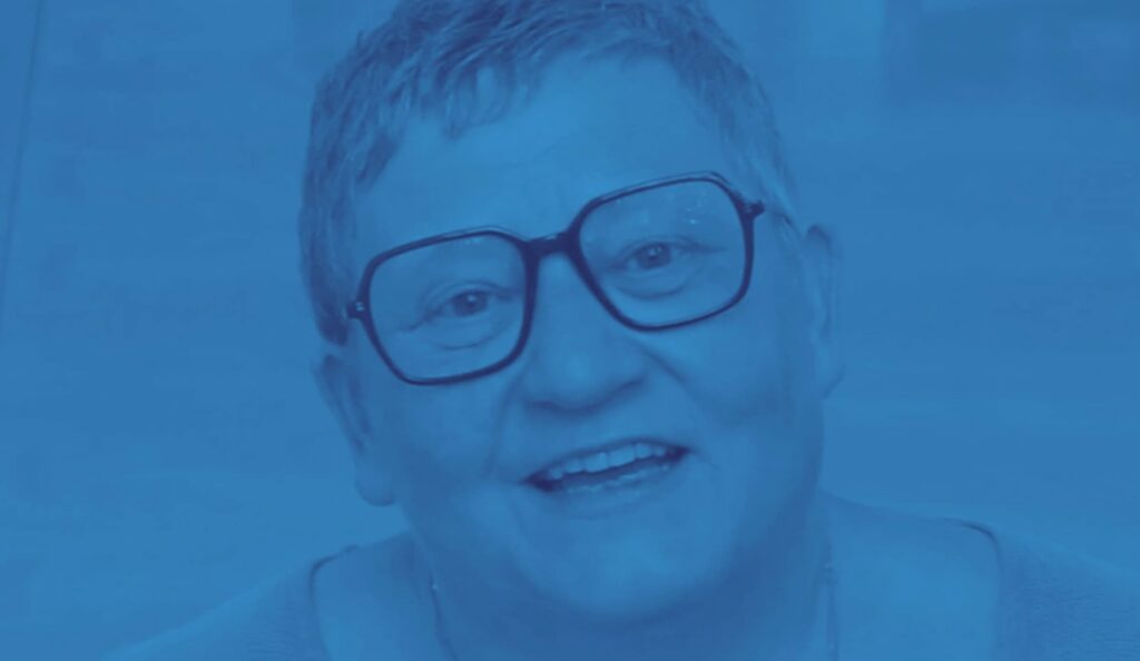 Christine Bonheure heeft het ober C'bon. En dat doet ze altijd lachend!