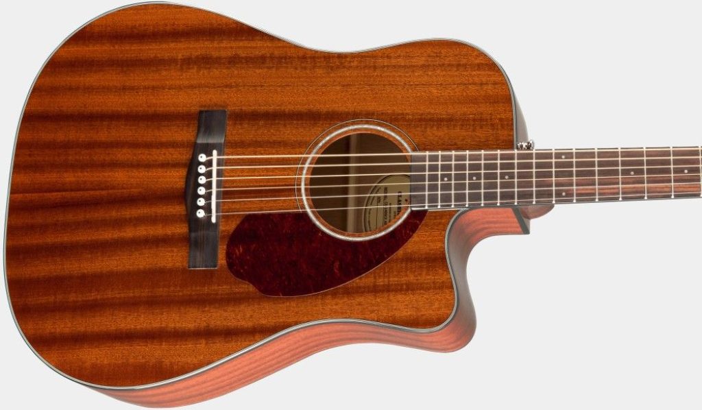 Présentation en détail de la caisse de résonance Fender CD-140SCE All-Mahogany
