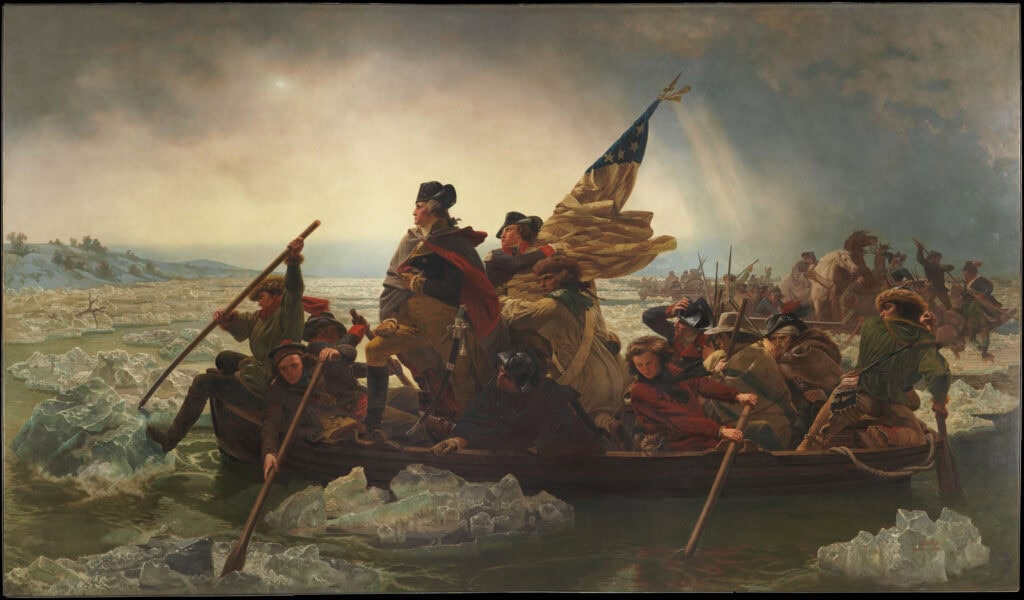 Washington Crossing the Delaware. Painting by Emanuel Leutze, 1851. Credit: The Metropolitan Museum of Art.