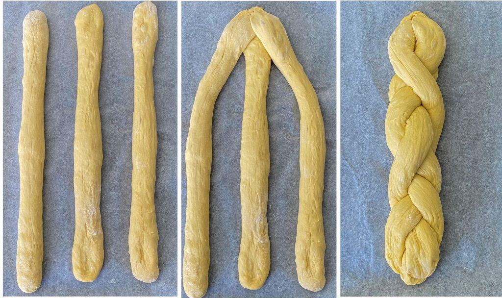 Three Stranded Challah Braid