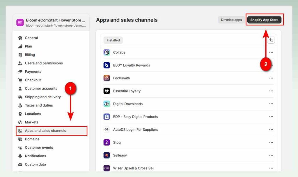 Install Shopify Inbox 2