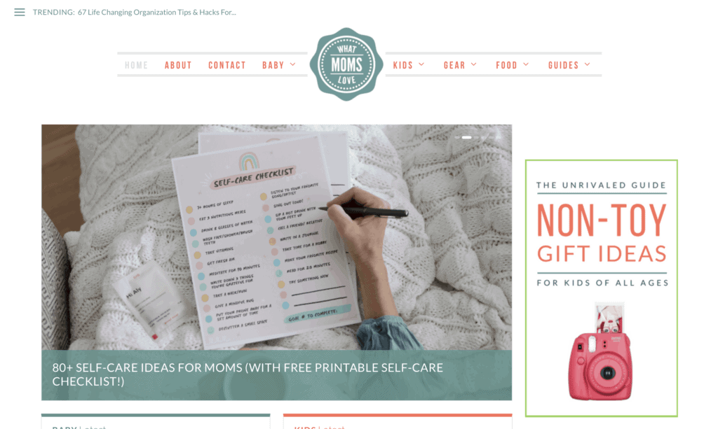 successful mom blog what moms love