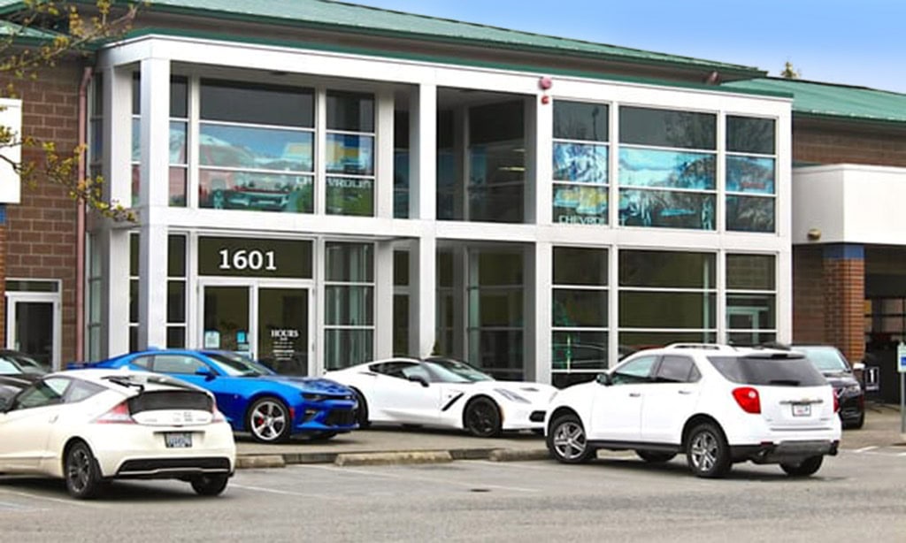 Chevy Dealership building exterior