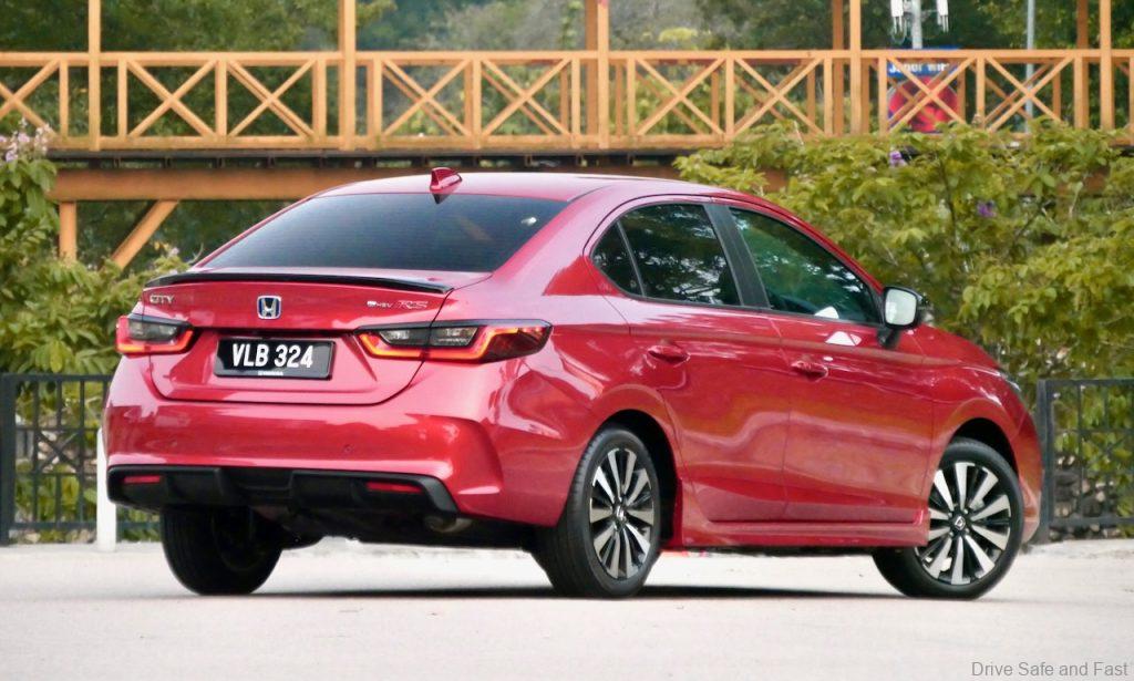 Honda City RS e:HEV facelift rear end