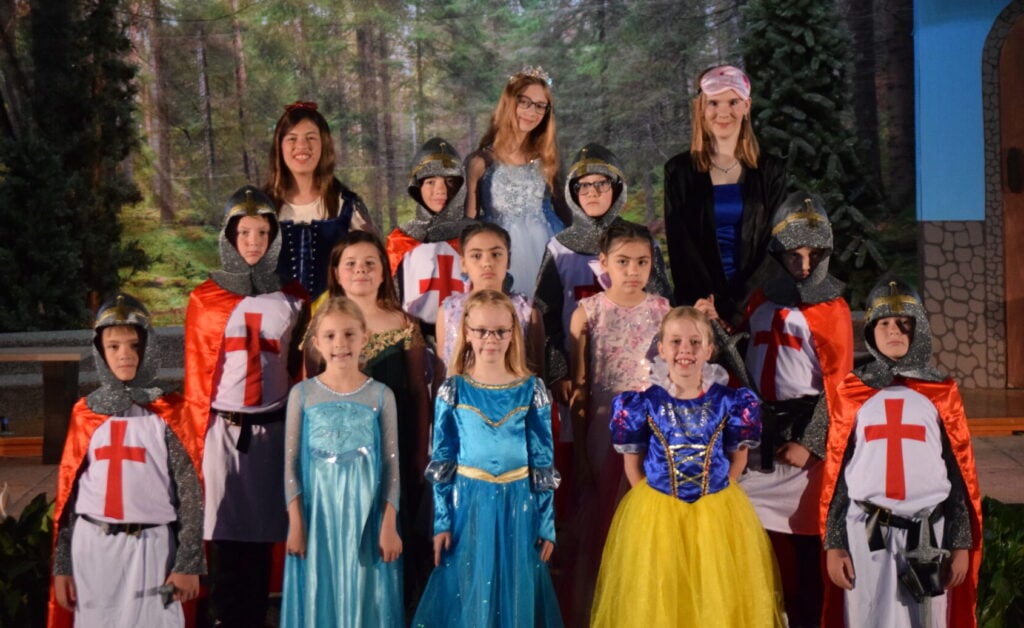 Martin Luther School students performing Out of the Woods spring musical 2026