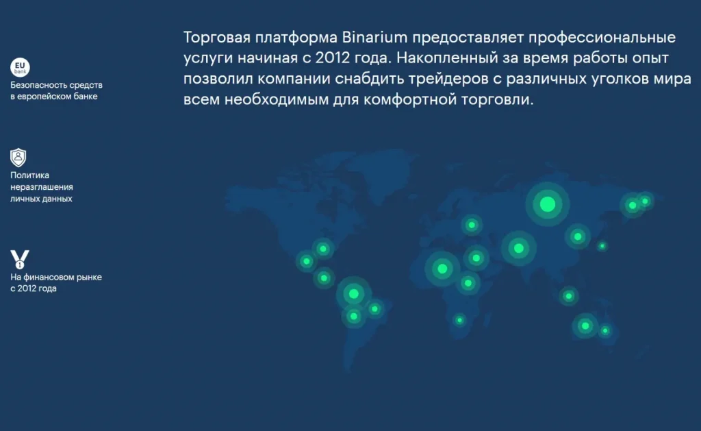 О компании Бинариум