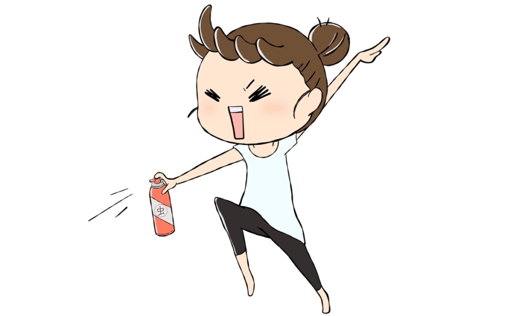 ビールの空き缶にゴキブリ