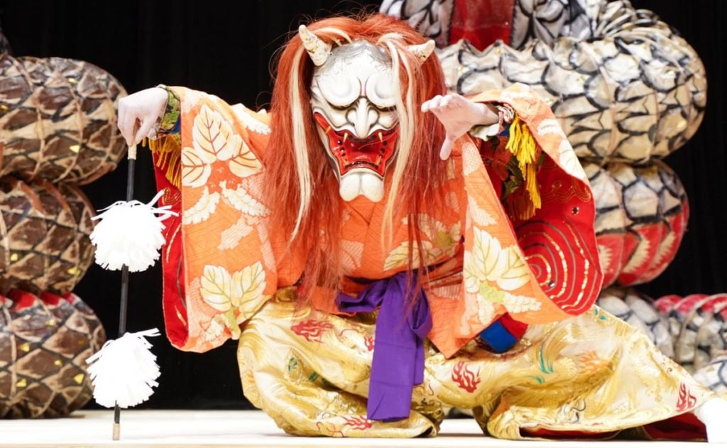 安芸区民まつりステージ演目「天神神楽団」