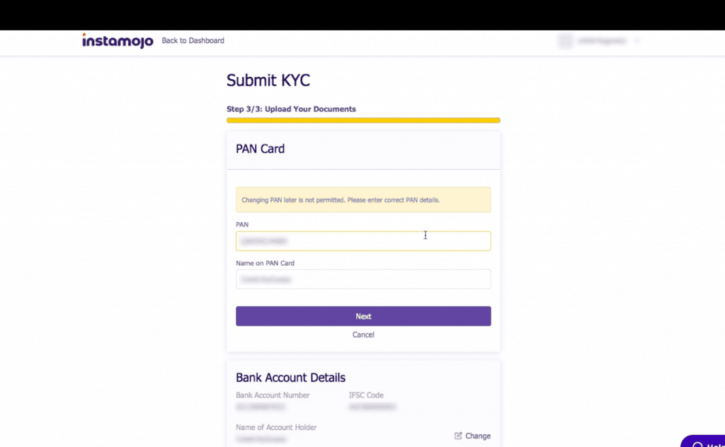 How to update KYC