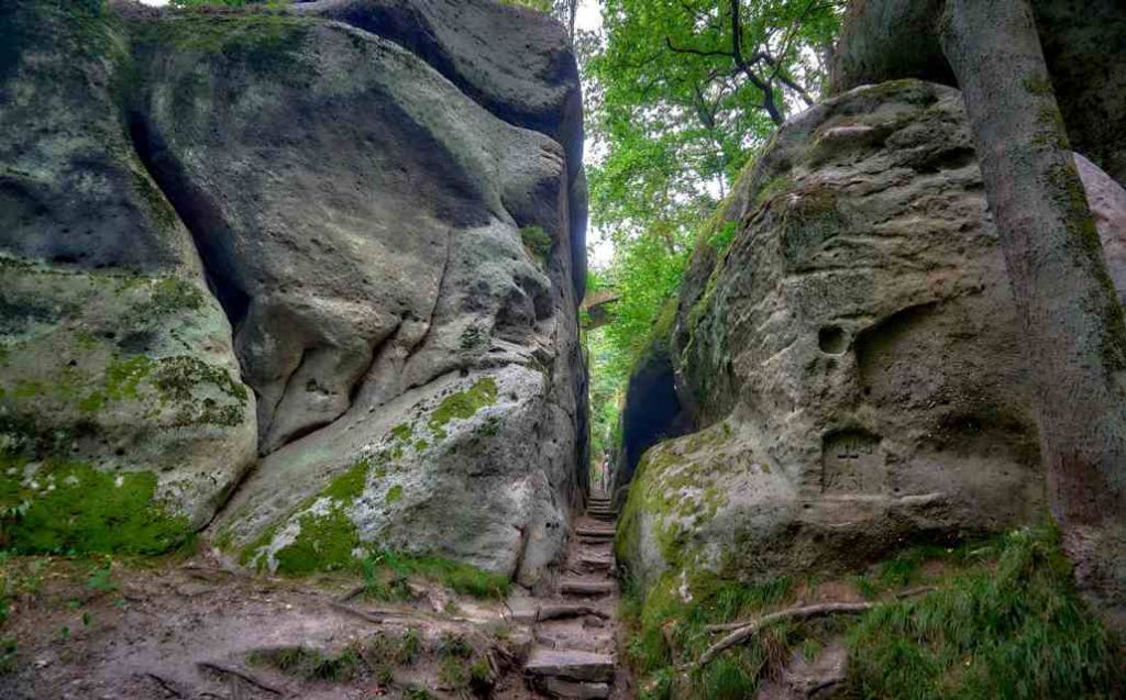 Skalne miasto w Oybin