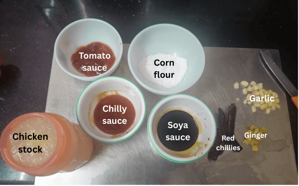Sichuan chicken ingredients sz