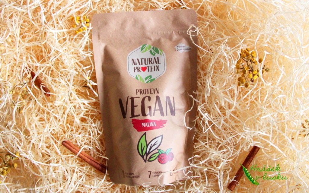 Recenze: Veganský protein Naturalprotein.cz (malinový)