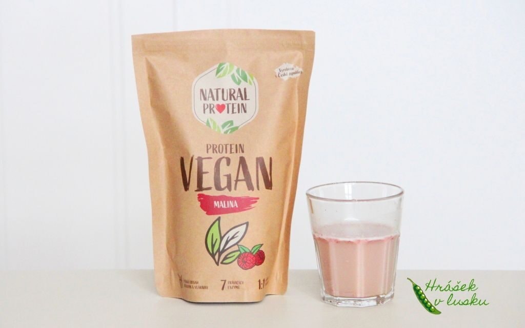 Recenze: Veganský protein Naturalprotein.cz (malinový)