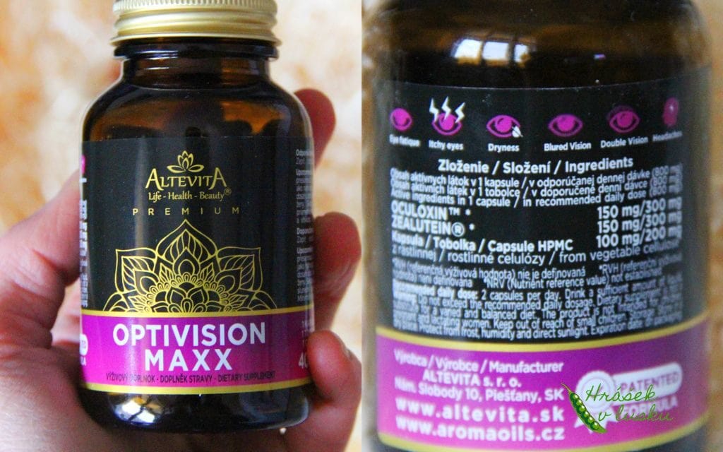 Recenze: Altevita Optivision Maxx 60 kapslí