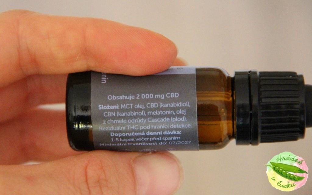 Recenze: Mentis 20% CBD olej pro hluboký spánek s chmelem a melatoninem