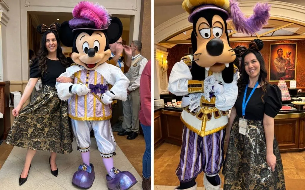 pasti con i personaggi a disneyland paris