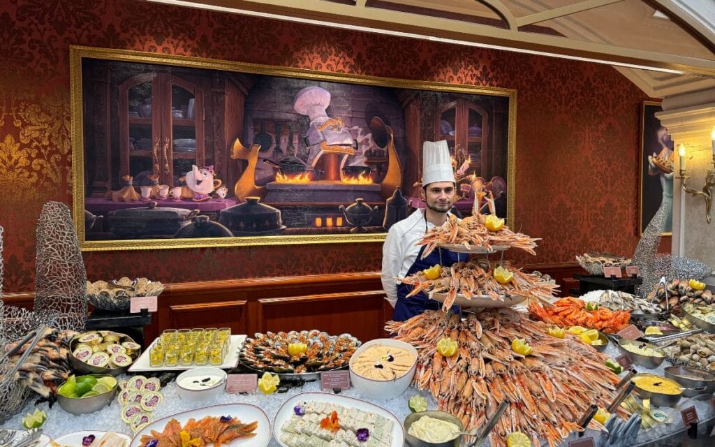 pasti con i personaggi Disneyland Paris royal banquet