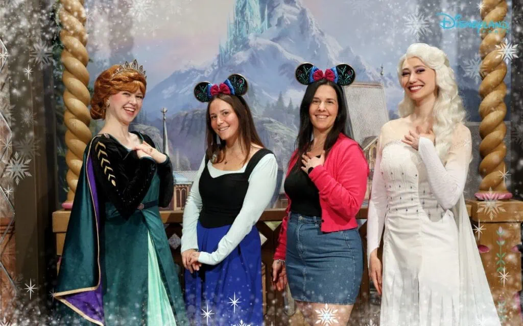 incontrare le principesse a disneyland paris