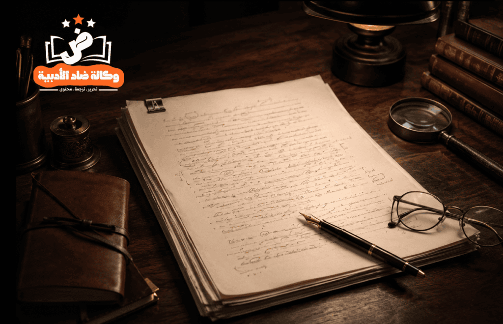التحرير الأدبي وتطوير الروايات في وكالة ضاد الأدبية