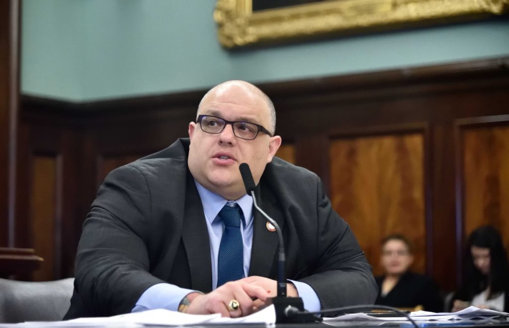 Councilman Justin Brannan at City Hall