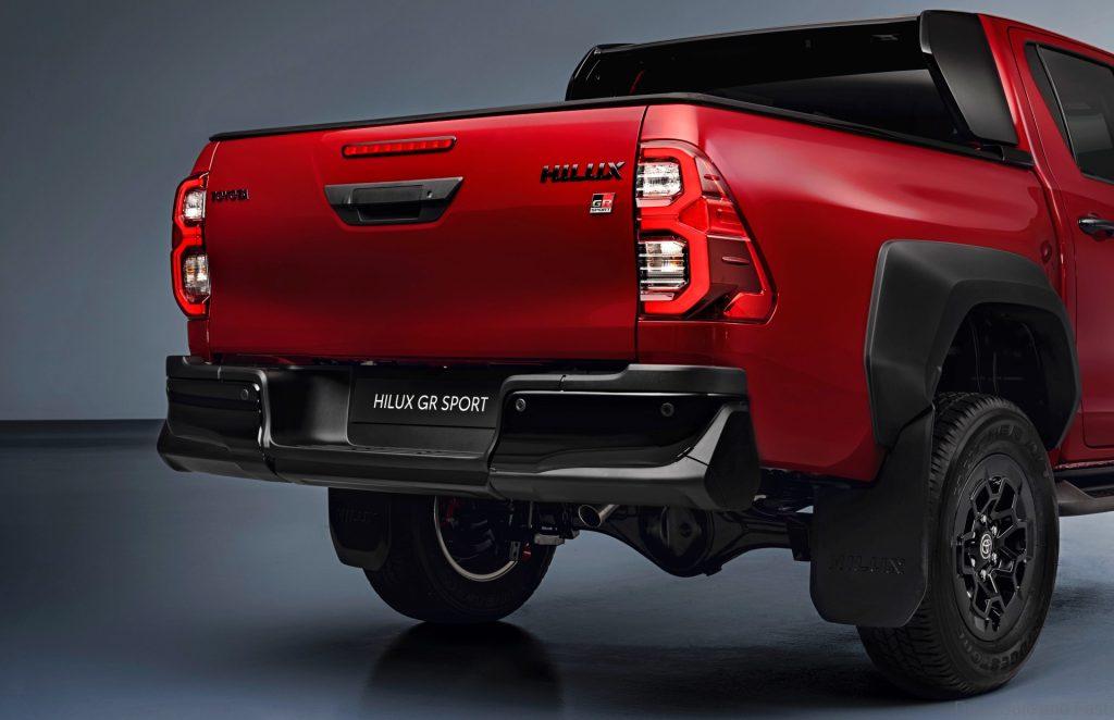 2024 Toyota Hilux GR Sport II rear tailgate close up